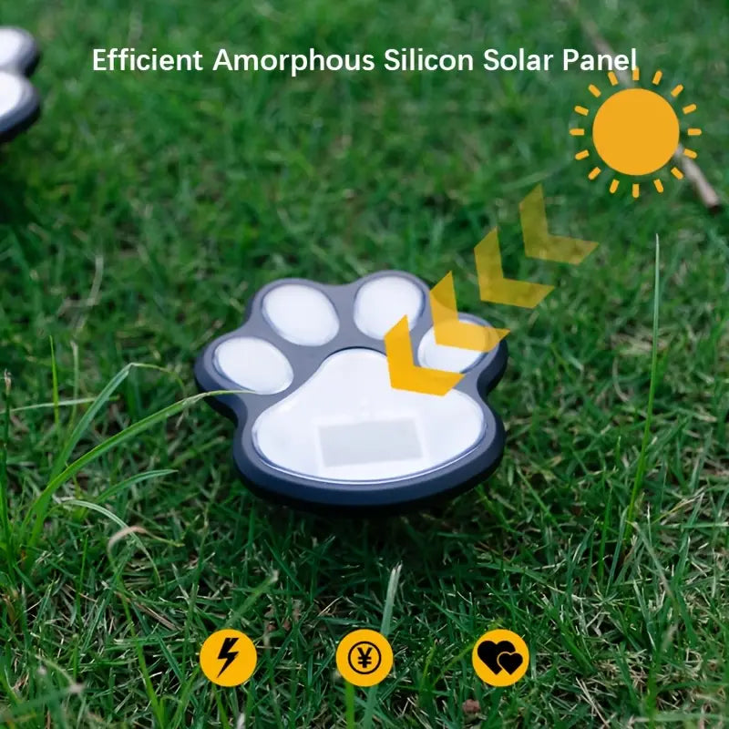 4pcs Dog Paw LED Lights