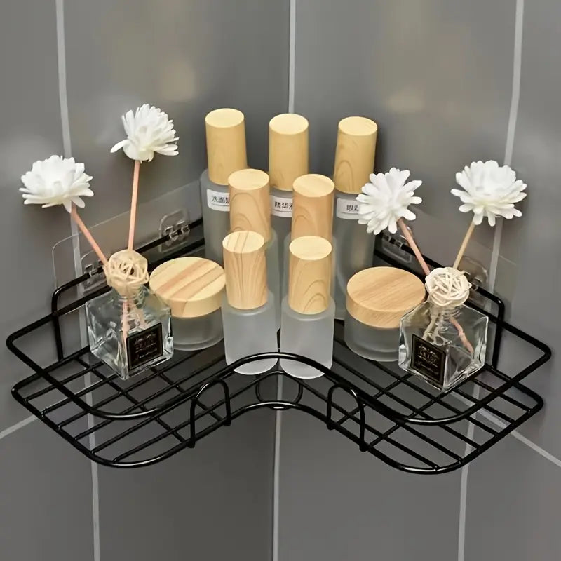 Rust-Proof Stainless Steel Corner Shower Shelf