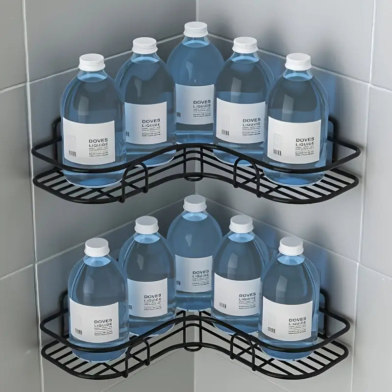 Rust-Proof Stainless Steel Corner Shower Shelf