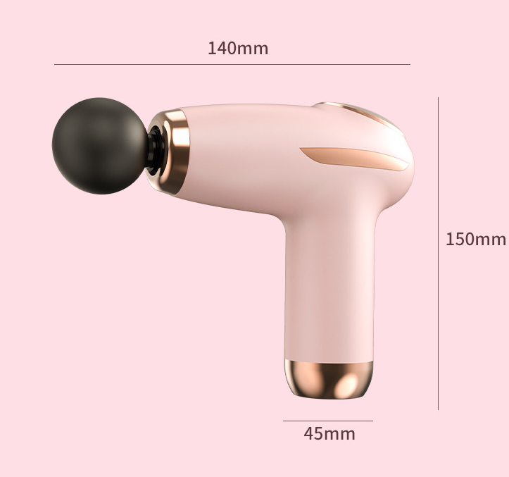 Portable Mini Massage Gun – Deep Muscle Therapy Pocket Massager for Home & Yoga