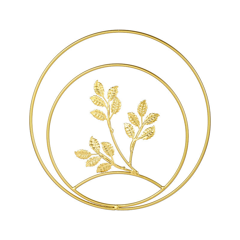 Nordic Style Luxury Metal Wall Hanging – Creative Wall Art for Living Room & Bedroom