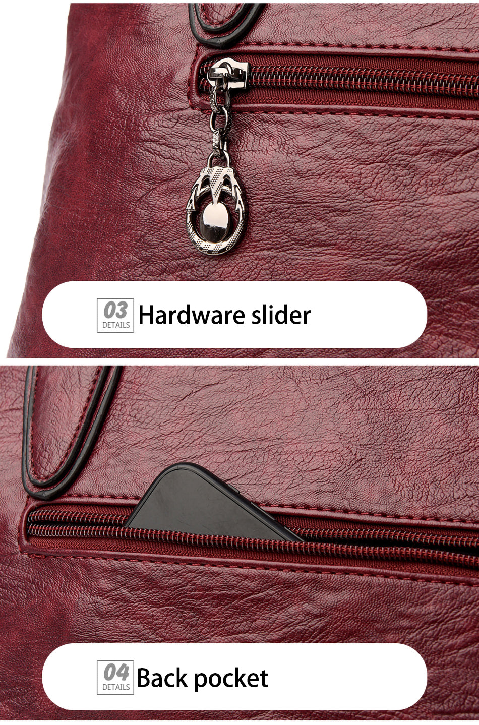 New Retro Fashion High Quality Leather Women’s Handbags – Large Capacity Casual Messenger Bag