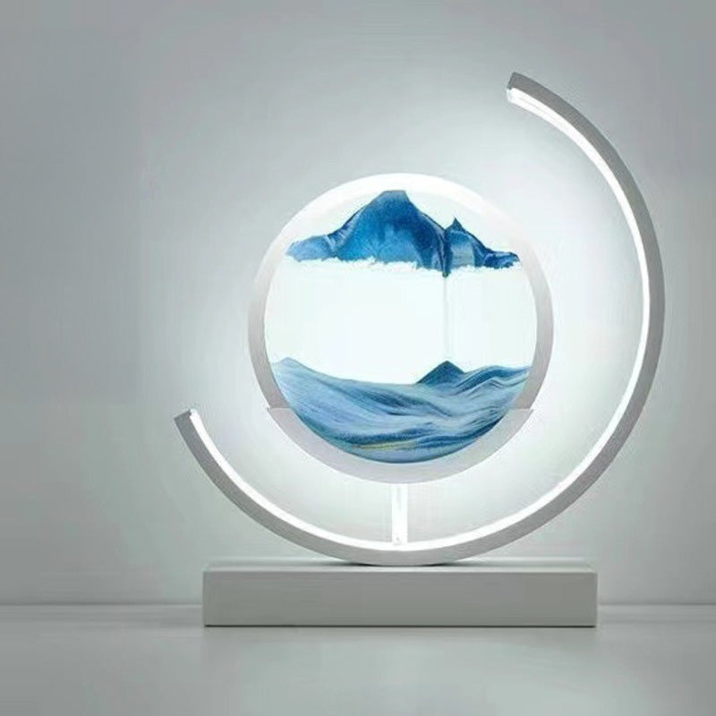LED Flowing Sand Painting Lamp – Night Light for Home & Unique Gift Idea