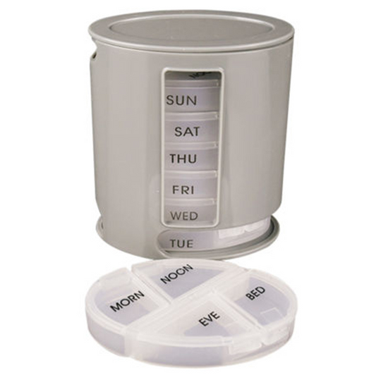 7 Days Pill Organizer Pro – Compact Mini Medicine Storage Box for Daily Pills