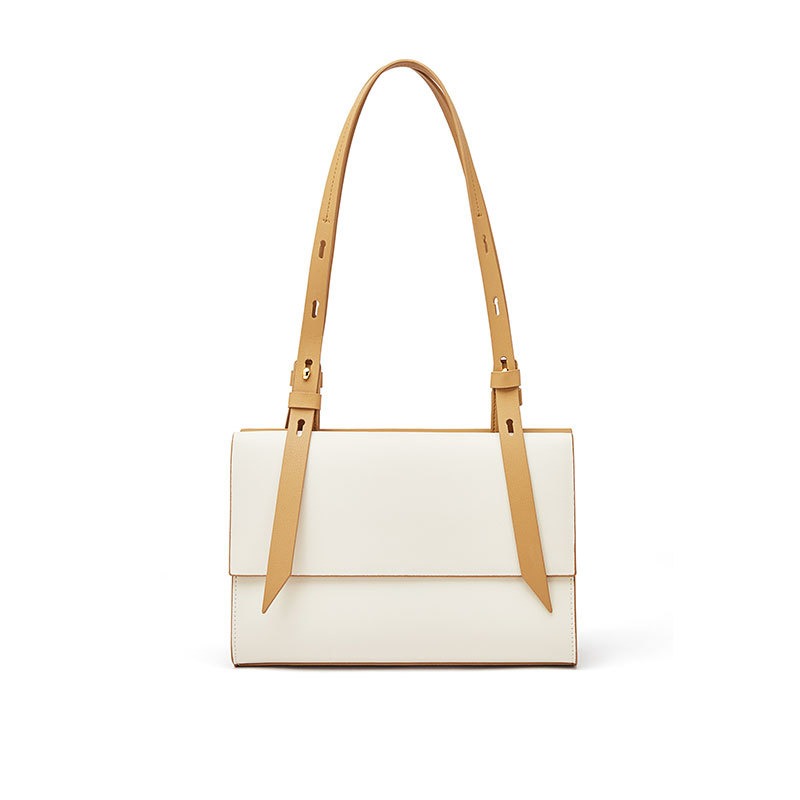 Genuine Leather Grain Shoulder Bag – Senior Sense of Fashion Tote & Niche Design Women’s Handbag