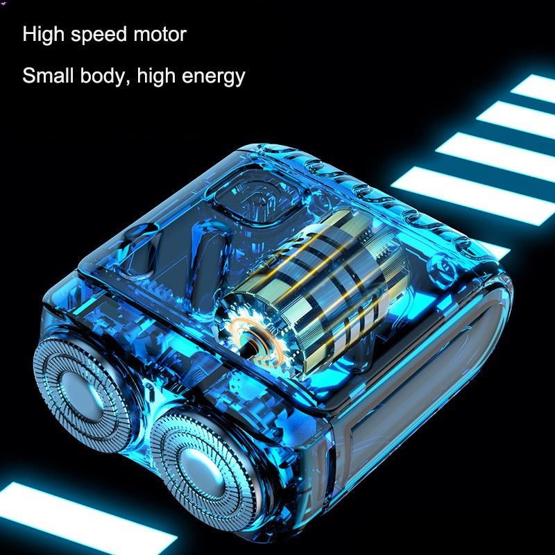 Mini Portable Electric Shaver – Ultra Clean Beard Knife for Men | Automatic & Manual Grooming Tool