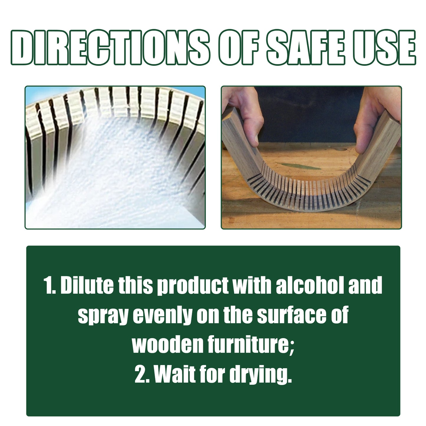 Softener for Wood Furniture – Arc Bending Molding Care Solution for Home Wooden Furniture