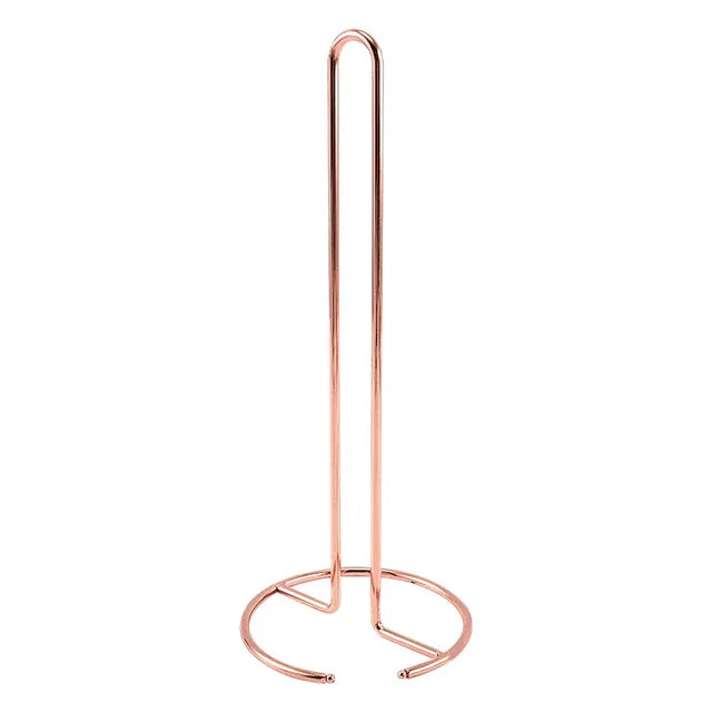 Stainless Steel Kitchen Roll Paper Towel Holder – Bathroom Tissue Stand & Vertical Napkin Rack for Dining Table