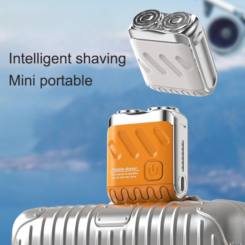Mini Portable Electric Shaver – Ultra Clean Beard Knife for Men | Automatic & Manual Grooming Tool
