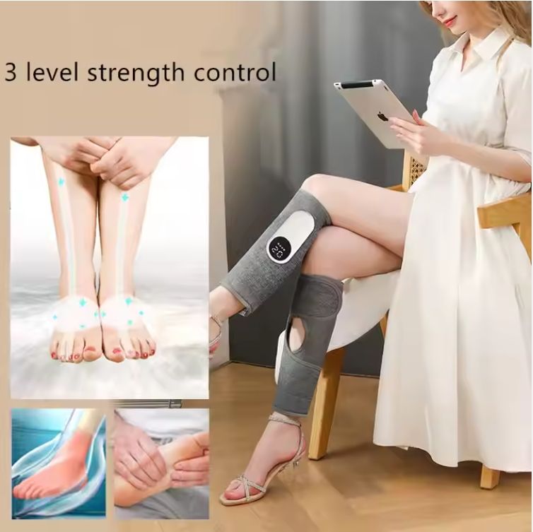 Electric Air Pressure Calf Massager – Multifunctional Air Wave Leg Massage Device