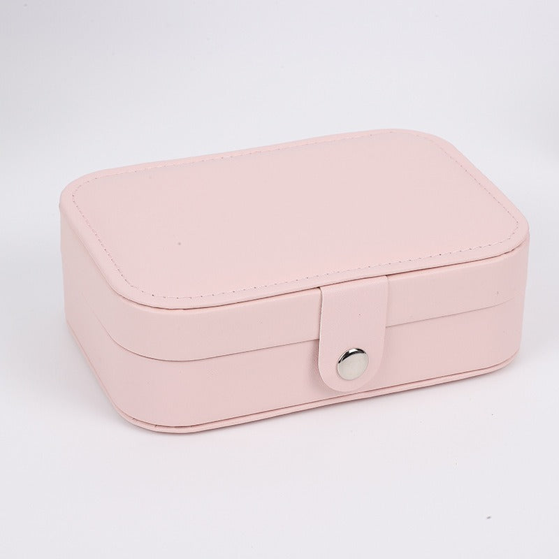 Portable Jewelry Storage Box – Large Capacity Travel Organizer for Rings, Necklaces & Earrings