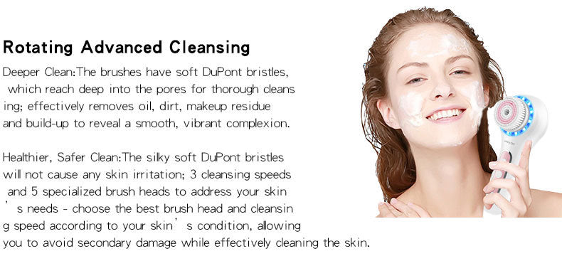 Electric Facial Brush – Portable Multi functional Beauty Tool for Makeup & Blackhead Removal