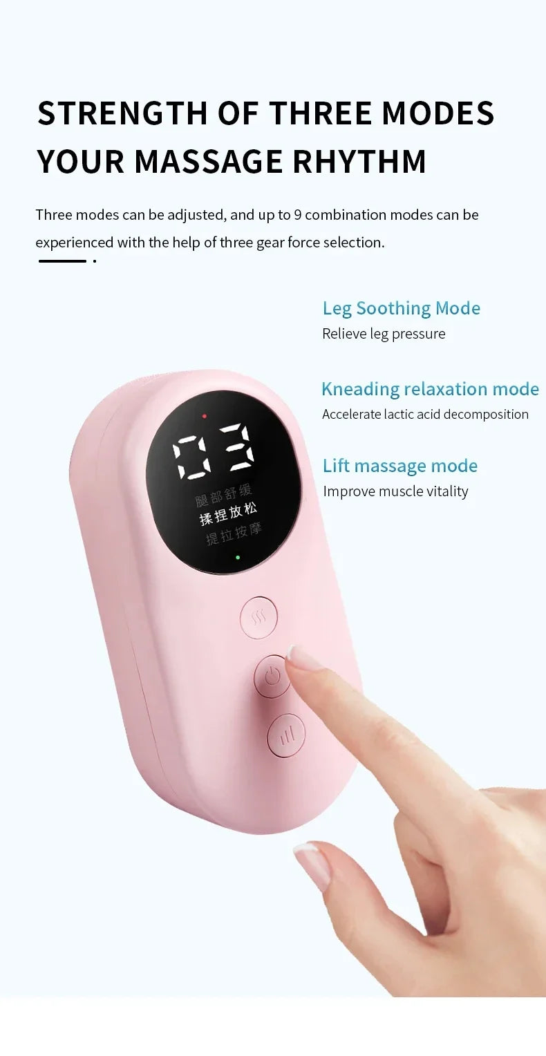 Electric Air Pressure Calf Massager – Multifunctional Air Wave Leg Massage Device