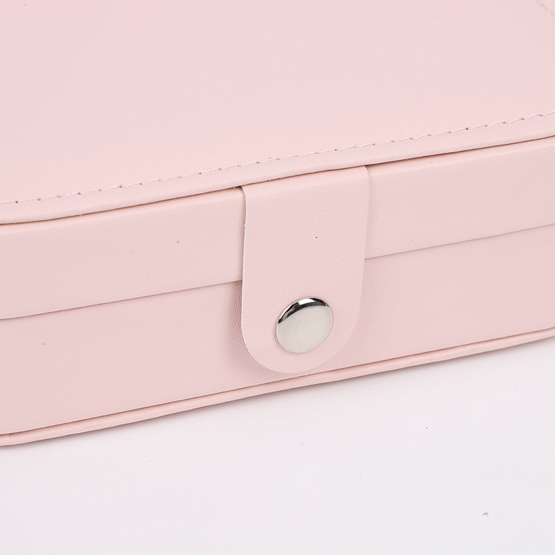 Portable Jewelry Storage Box – Large Capacity Travel Organizer for Rings, Necklaces & Earrings