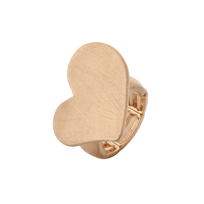 Irregular Chunky Gold Silver Color Rings for Women Men – Trendy Adjustable Fashion Jewelry