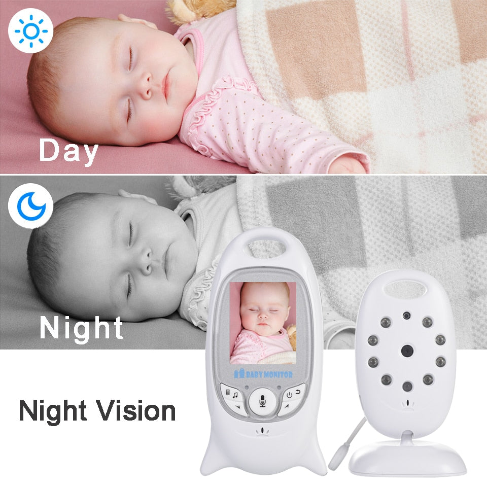 VB601 Baby Monitor 2-Inch Video Nanny Camera with Night Vision, Temperature Monitoring & 8 Lullabies