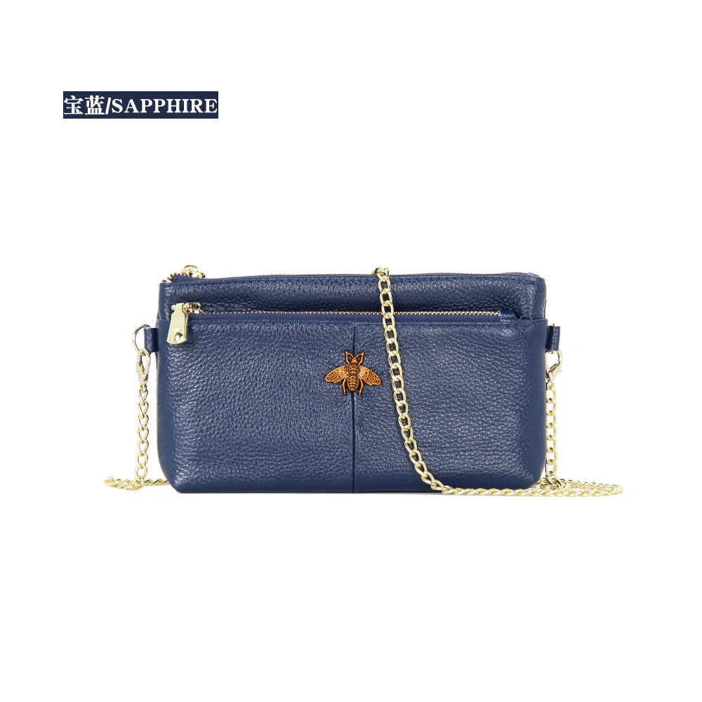 CICICUFF Genuine Leather Messenger Bag – Retro Head Layer Cowhide Shoulder & Crossbody Handbag for Women