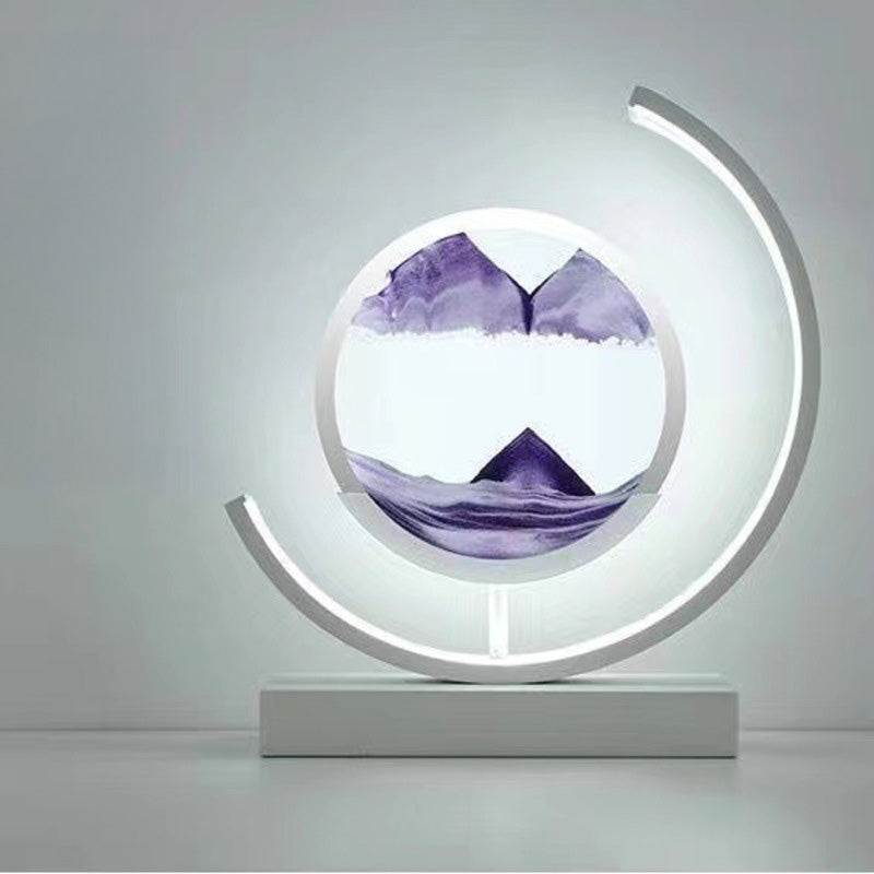 LED Flowing Sand Painting Lamp – Night Light for Home & Unique Gift Idea