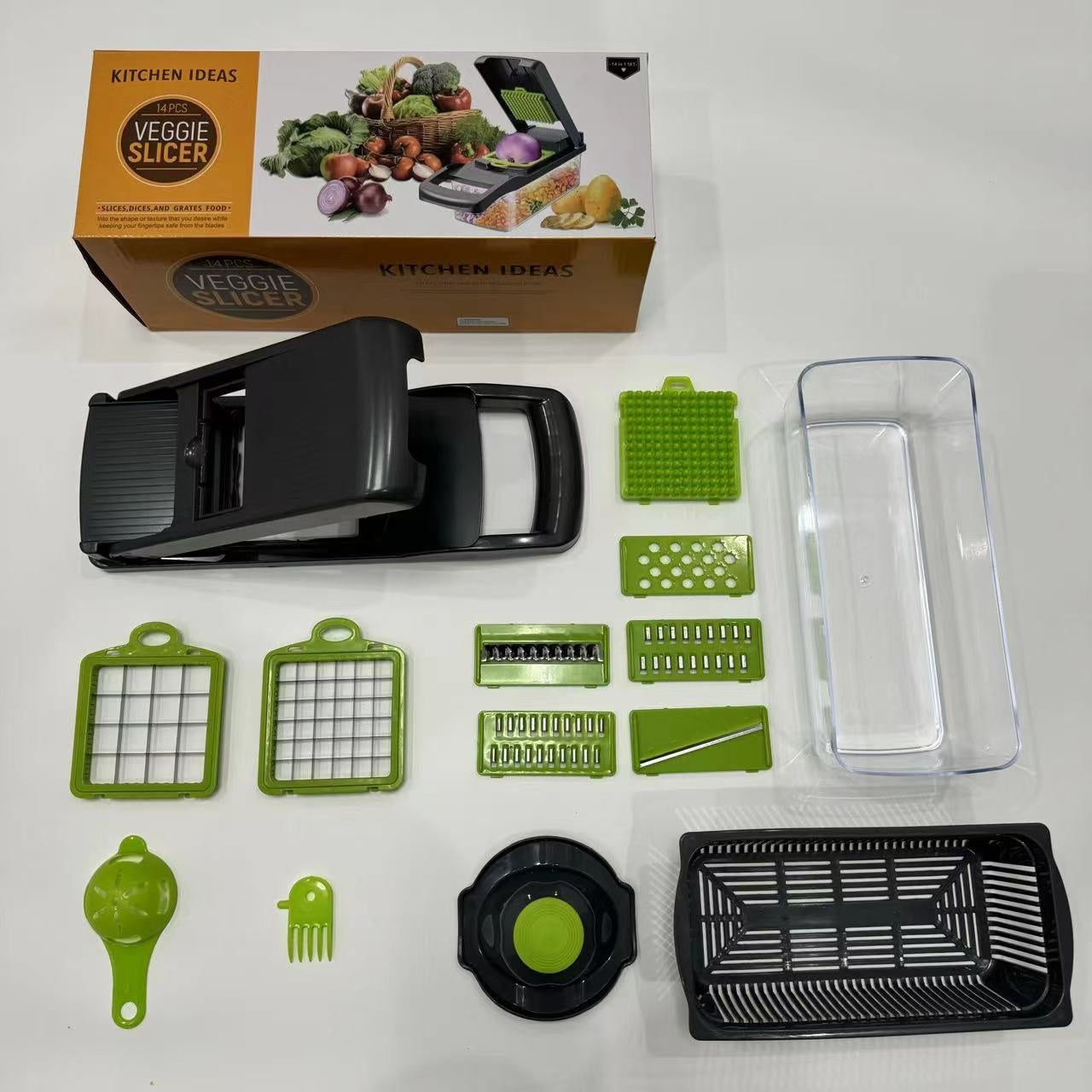 Multifunctional Vegetable Chopper – Kitchen Dicer, Grater, and Shredder Set