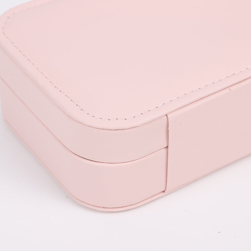 Portable Jewelry Storage Box – Large Capacity Travel Organizer for Rings, Necklaces & Earrings