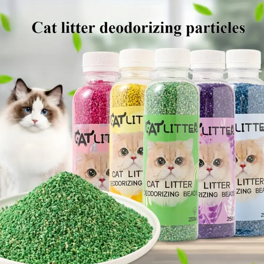 Cat Litter Box Deodorizer Beads