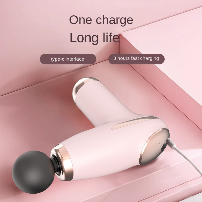 Portable Mini Massage Gun – Deep Muscle Therapy Pocket Massager for Home & Yoga