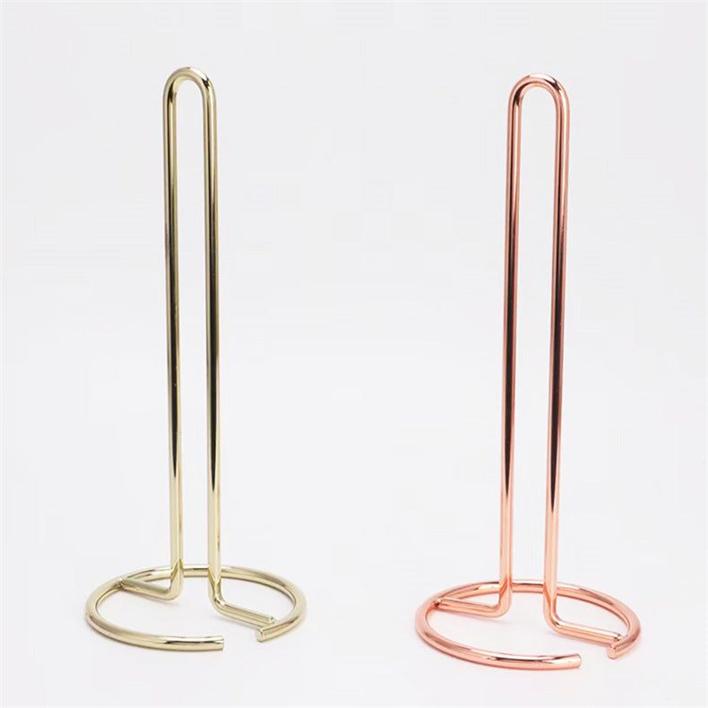 Stainless Steel Kitchen Roll Paper Towel Holder – Bathroom Tissue Stand & Vertical Napkin Rack for Dining Table