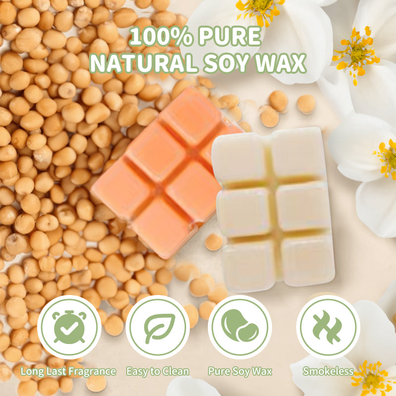 Colorful Eight-Scent Scented Wax Cubes Set – Long-Lasting Aromatherapy Wax Melts for Home & Gifts