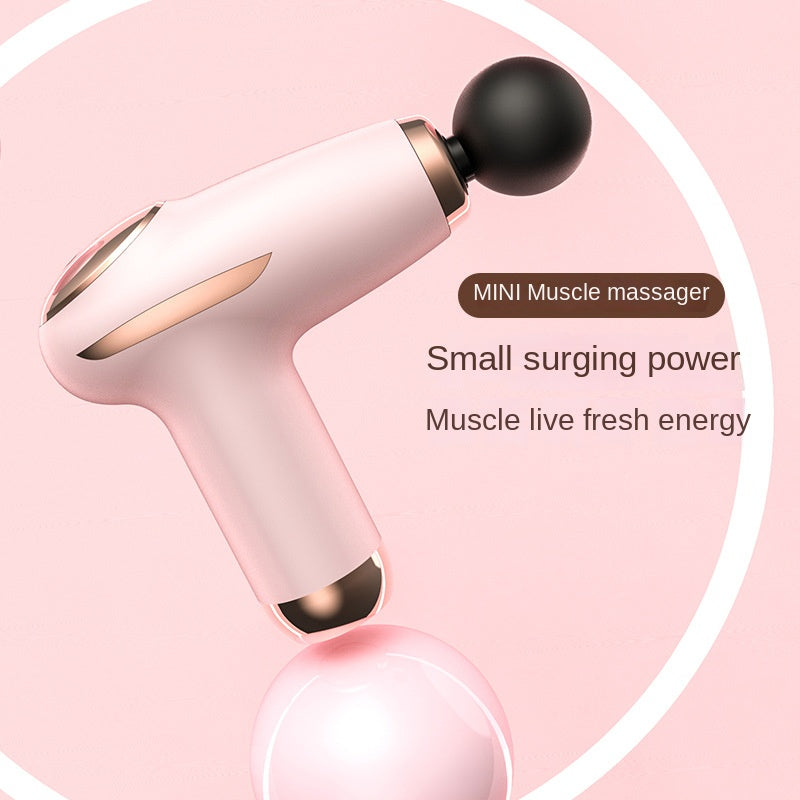 Portable Mini Massage Gun – Deep Muscle Therapy Pocket Massager for Home & Yoga