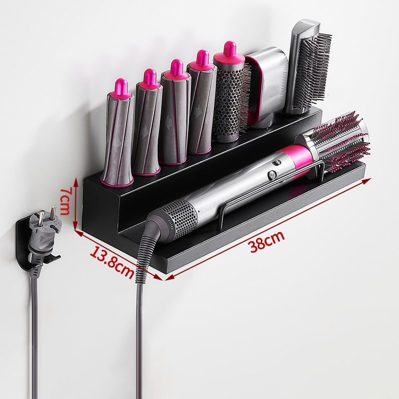 Wall Hanging Bracket Storage Rack – Organizer for Dyson Curling Stick & Hair Tools