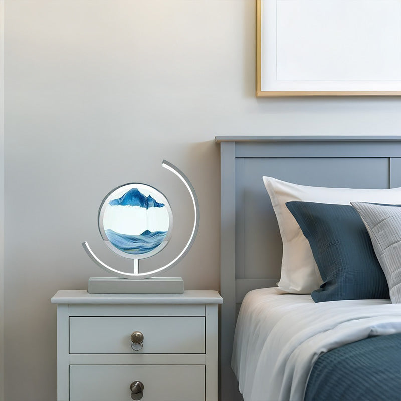 LED Flowing Sand Painting Lamp – Night Light for Home & Unique Gift Idea