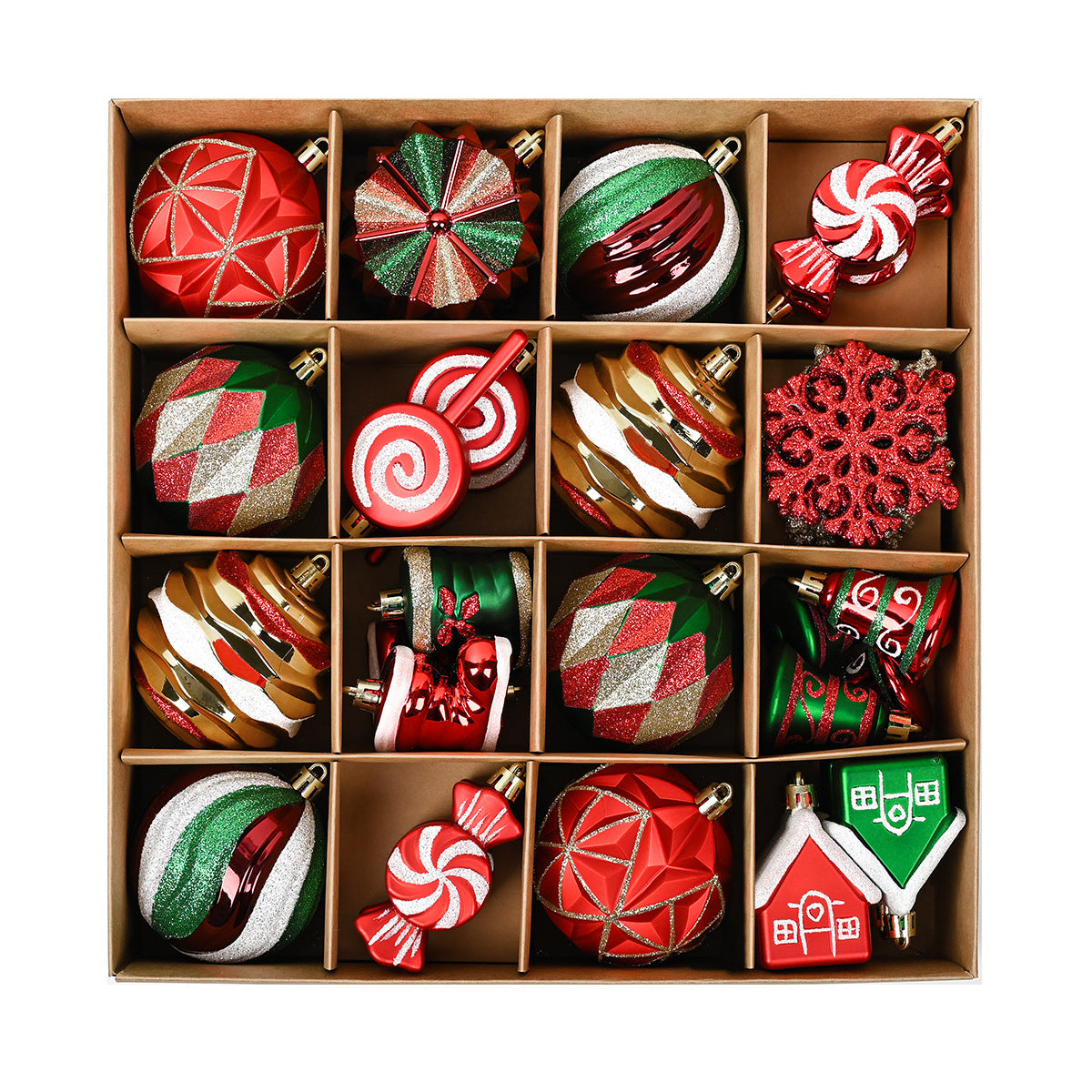 Christmas Plastic Ball Set – Holiday Party Decorations & Hanging Pendants for Festive Home Decor
