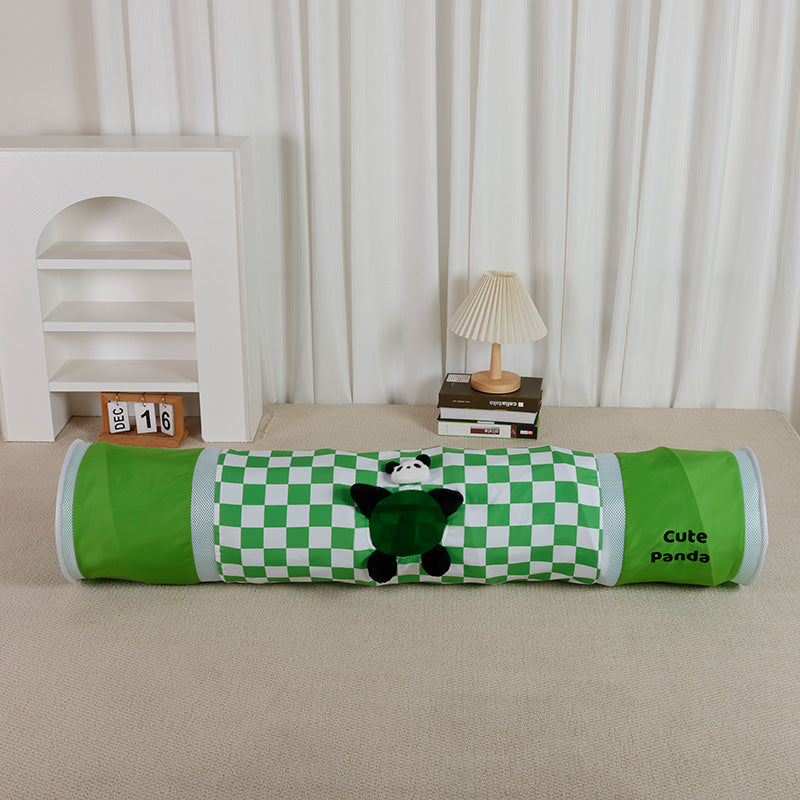 Cat Rolling Cage Toy Tunnel – Hide-and-Seek Straight Tunnel Cat Bed & Play Tube