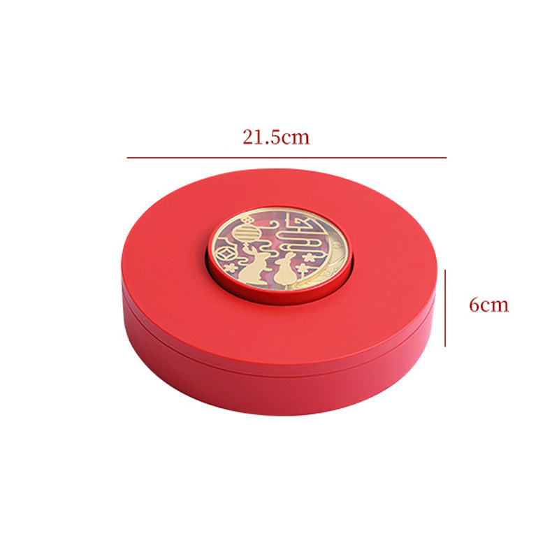 New Year Compartmentalized Candy Tray with Lid – Candy Box for Holidays & Celebrations