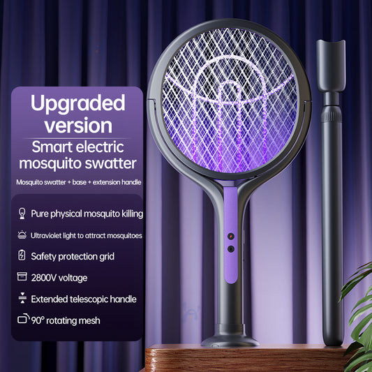 2-in-1 Multi Mosquito Killer Lamp – Retractable Angle USB Rechargeable Bat Repellent