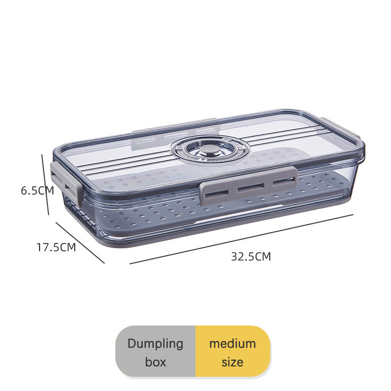 Large Capacity Transparent Refrigerator Storage Box – Food Grade Plastic Kitchen Organizer & Sealed Preservation Container