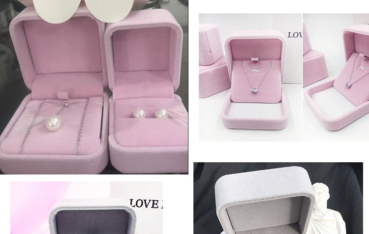 Velvet Jewelry Box – Elegant Packaging & Storage Box for Rings, Necklaces, and Earrings