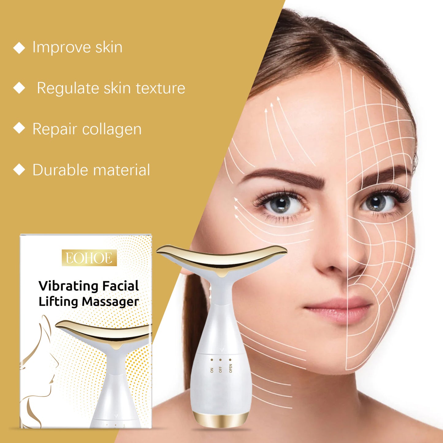Portable Face Firming Machine – Collagen Repair & Lifting Massager for Youthful, Smooth Skin