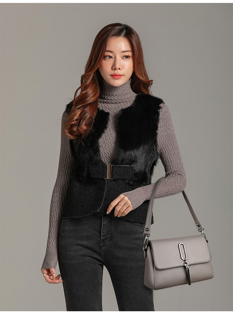 Luxury Women Messenger Bag – Leather Shoulder Tote & Crossbody Handbag for Travel and Casual Use