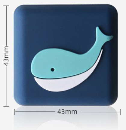 Original Cartoon Silicone Door Bumper Pad – Thickened Shockproof Wall & Corner Protector