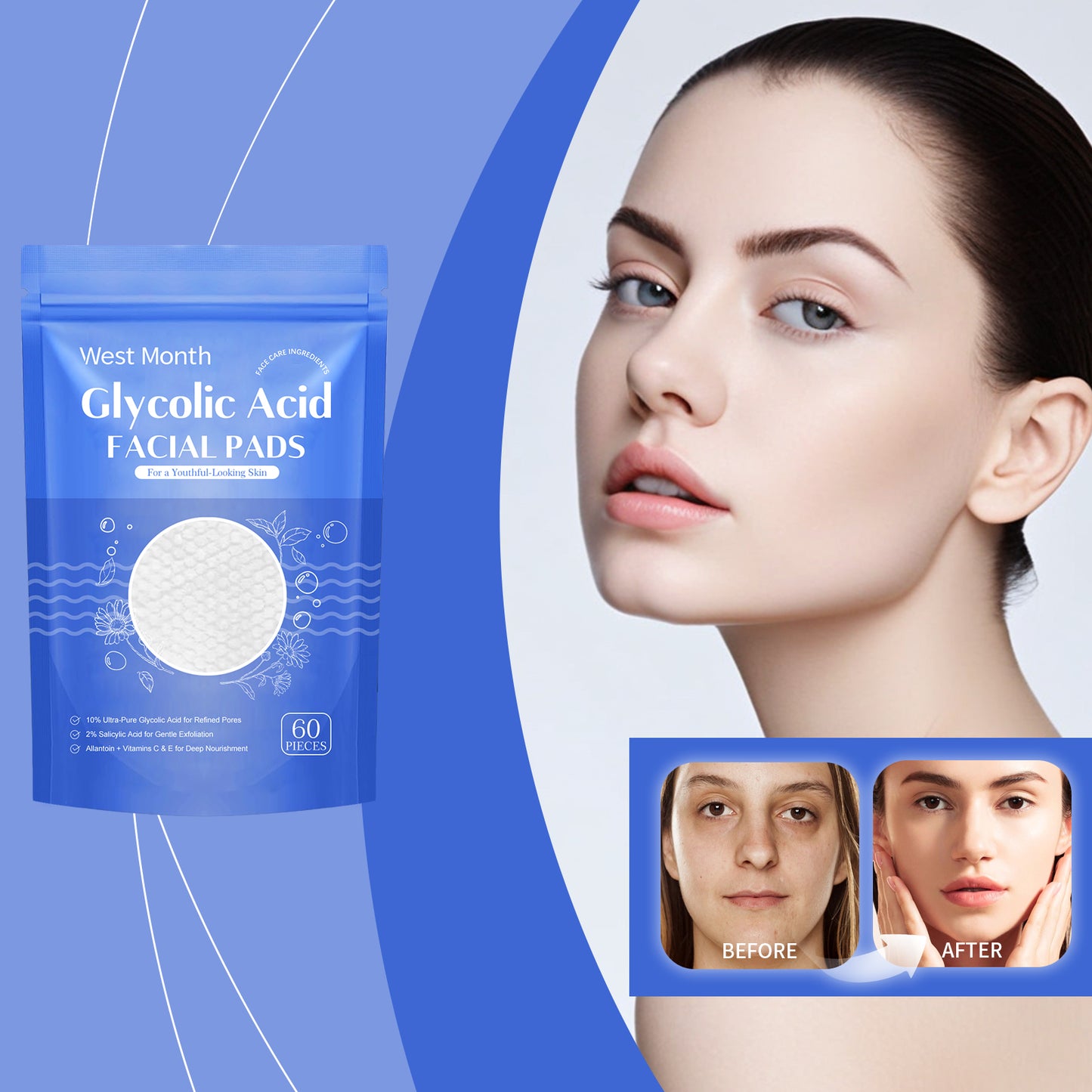 Salicylic Acid Cleansing Pad – Deep Pore Cleanser for Smooth, Hydrated, Radiant Skin