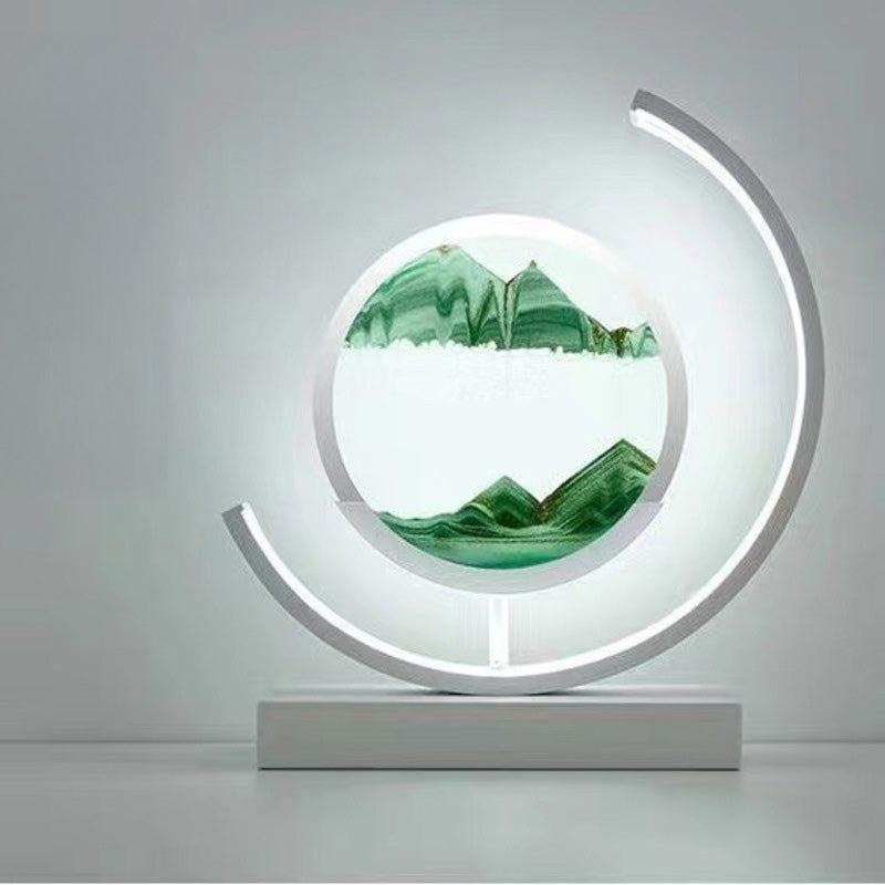 LED Flowing Sand Painting Lamp – Night Light for Home & Unique Gift Idea