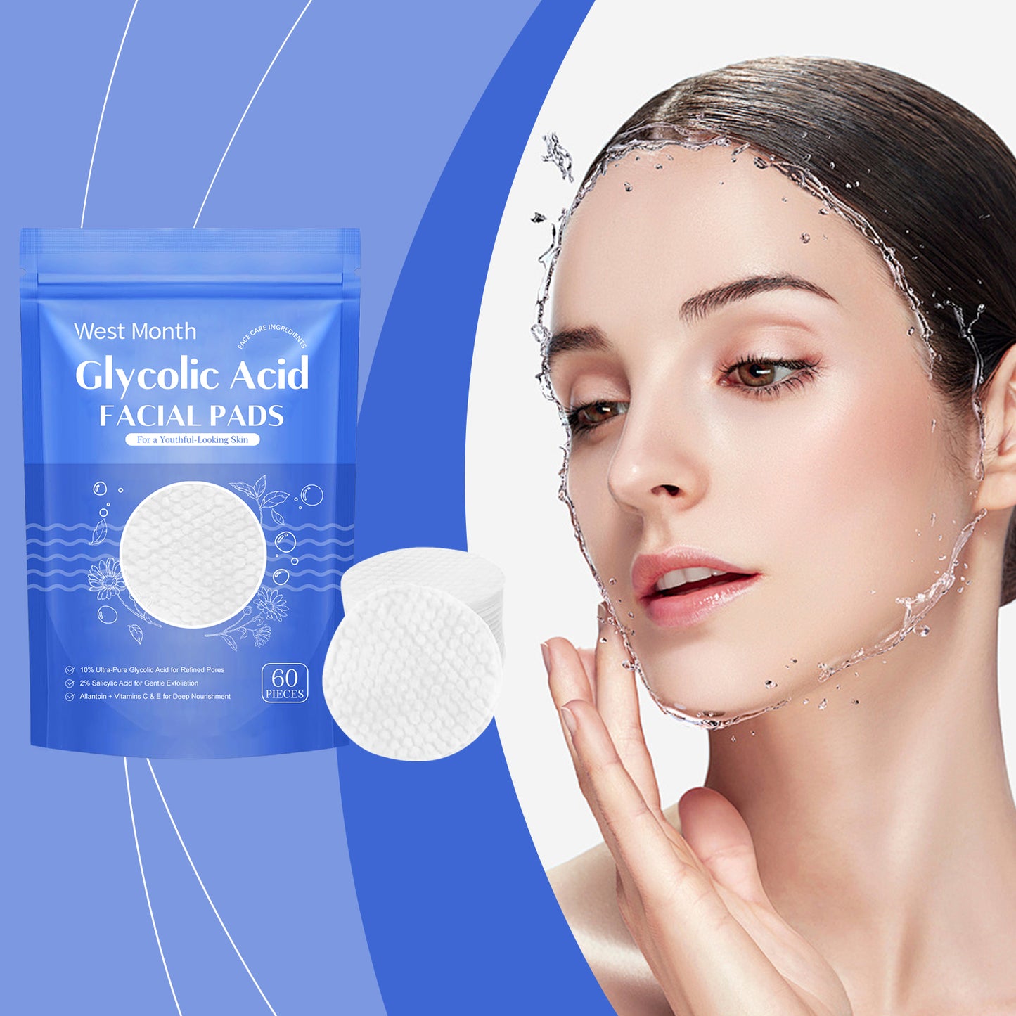 Salicylic Acid Cleansing Pad – Deep Pore Cleanser for Smooth, Hydrated, Radiant Skin