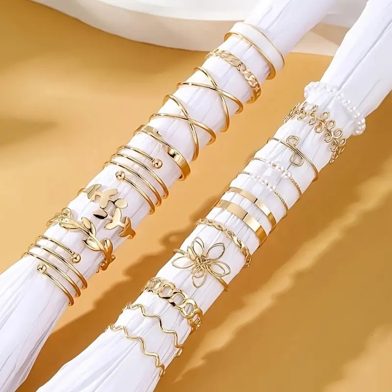 21pcs Elegant Golden