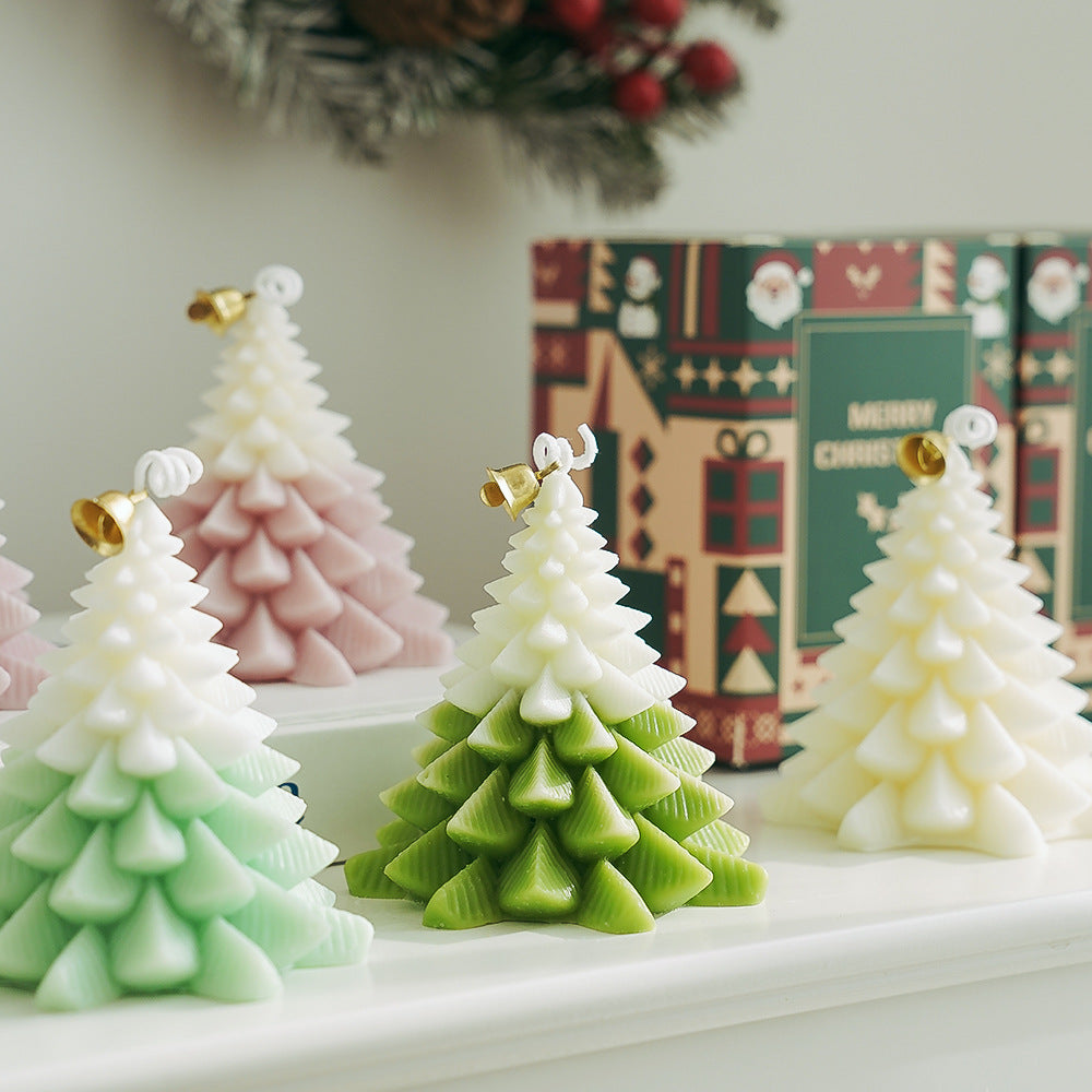 Christmas Tree Candles – Custom Handmade Soy Wax Decorative Aromatic Home Fragrance Gift