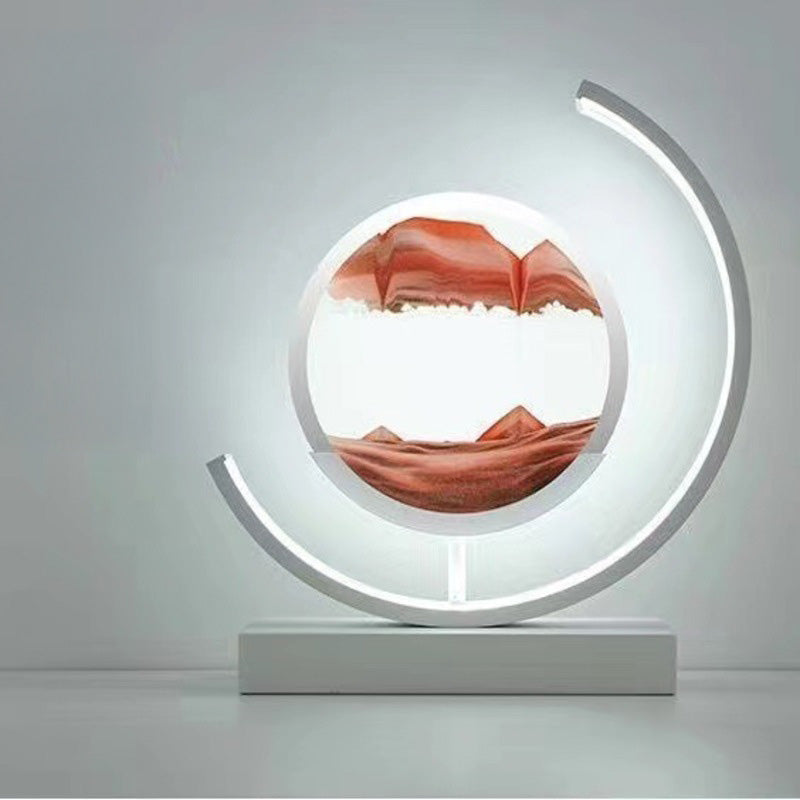 LED Flowing Sand Painting Lamp – Night Light for Home & Unique Gift Idea