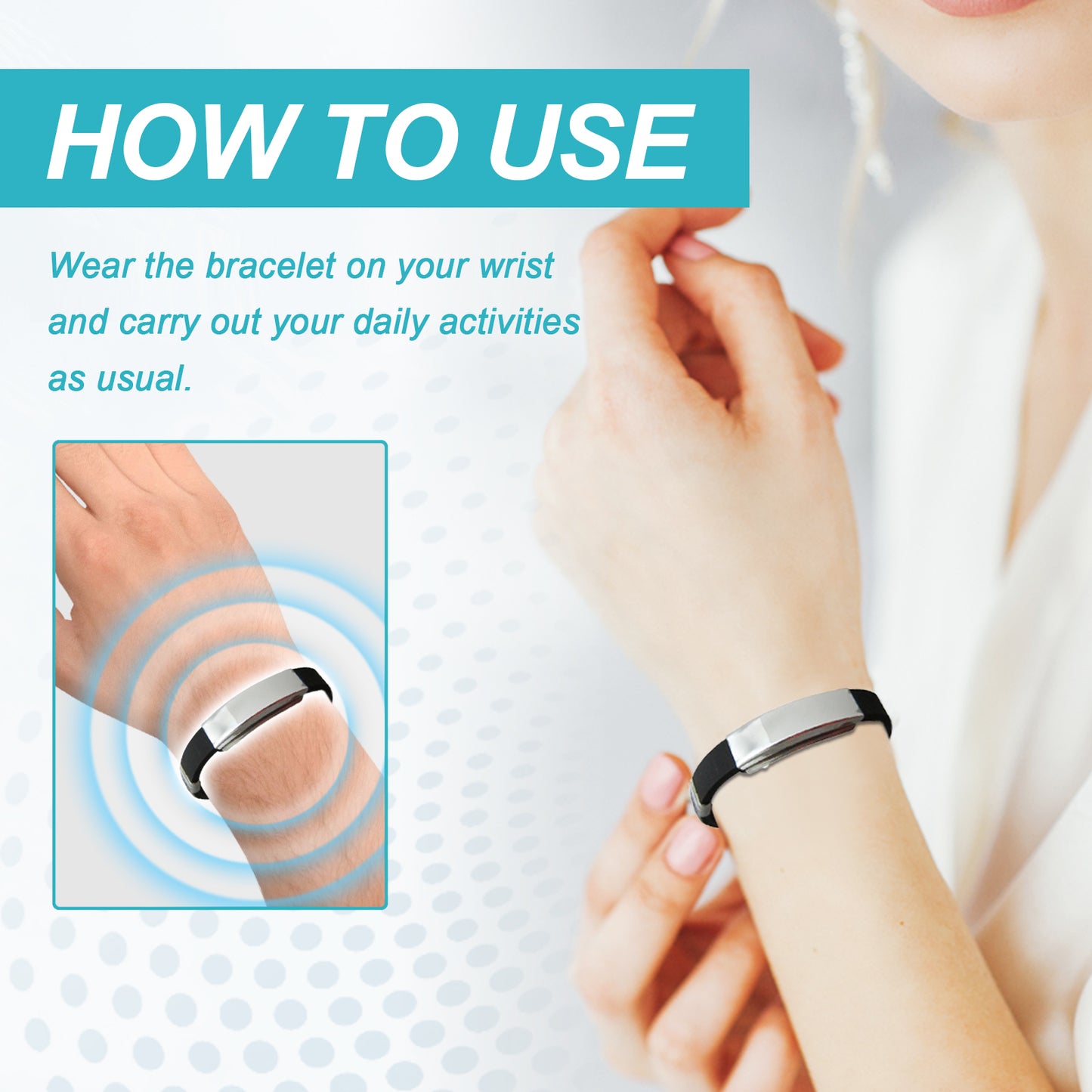 Ion Therapy Bracelet – Abdominal & Thigh Fat Relief, Body Care for Discomfort and Dizziness