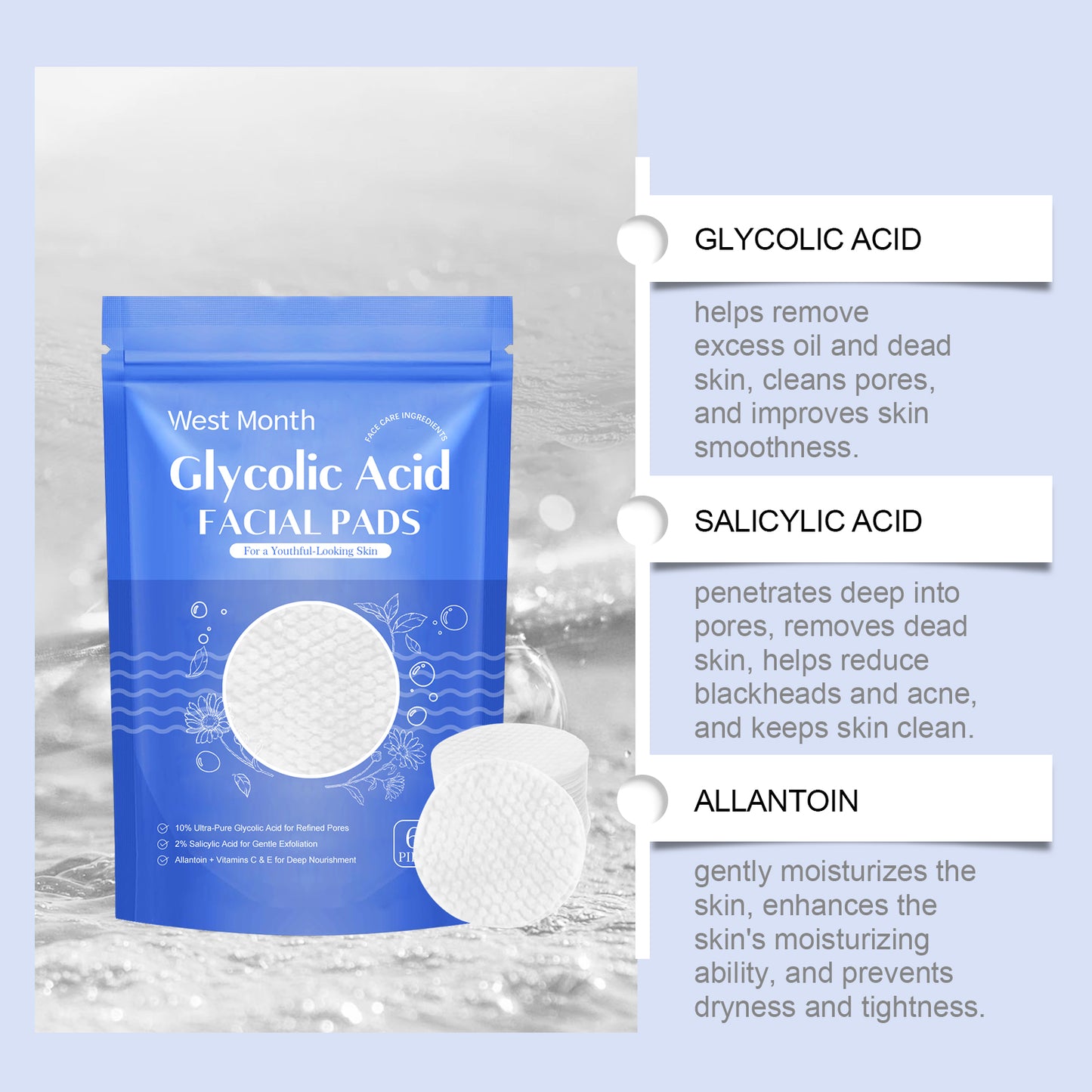 Salicylic Acid Cleansing Pad – Deep Pore Cleanser for Smooth, Hydrated, Radiant Skin