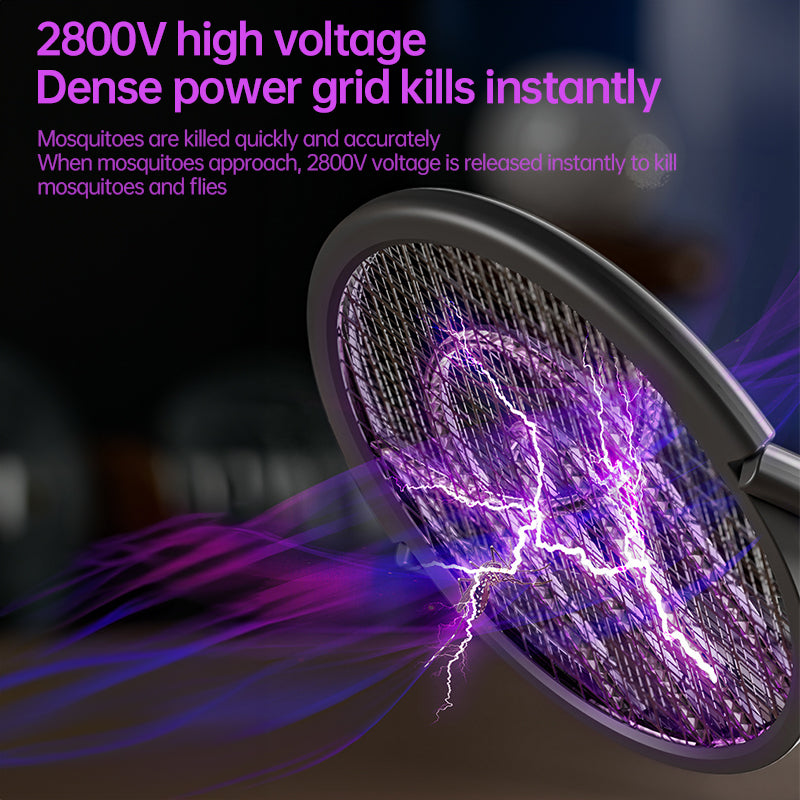 2-in-1 Multi Mosquito Killer Lamp – Retractable Angle USB Rechargeable Bat Repellent