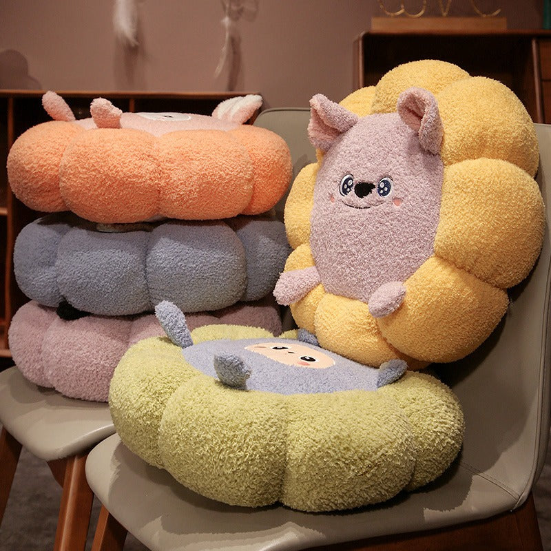 Cool Summer Ice Bean Cushion – Cartoon Tatami Futon Office Chair & Sofa Seat Pad